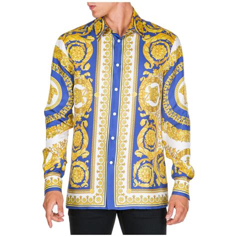 versace men's long sleeve shirts|Versace long sleeve t shirts.